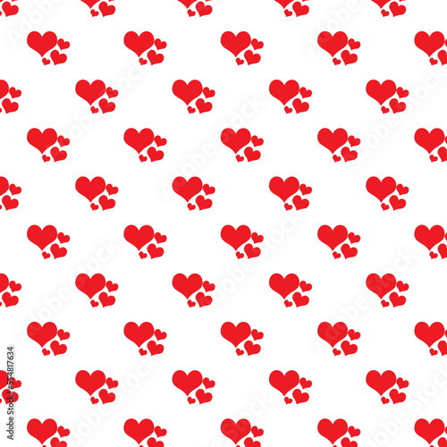 seamless pattern with hearts