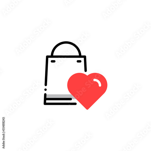 love shopping icon