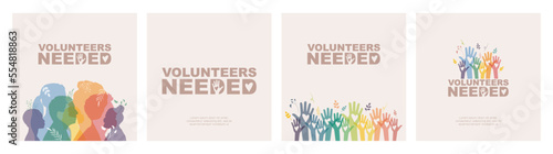 Volunteers Needed banners. photo