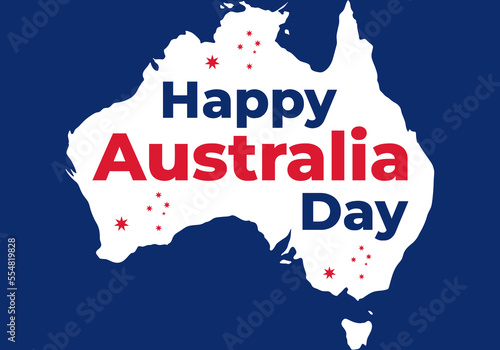 Happy australia day backgro...