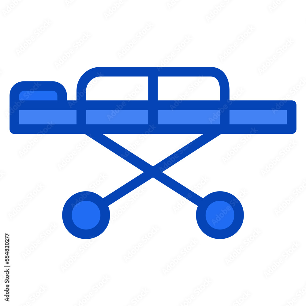 Stretcher blue icon Stretcher blue icon