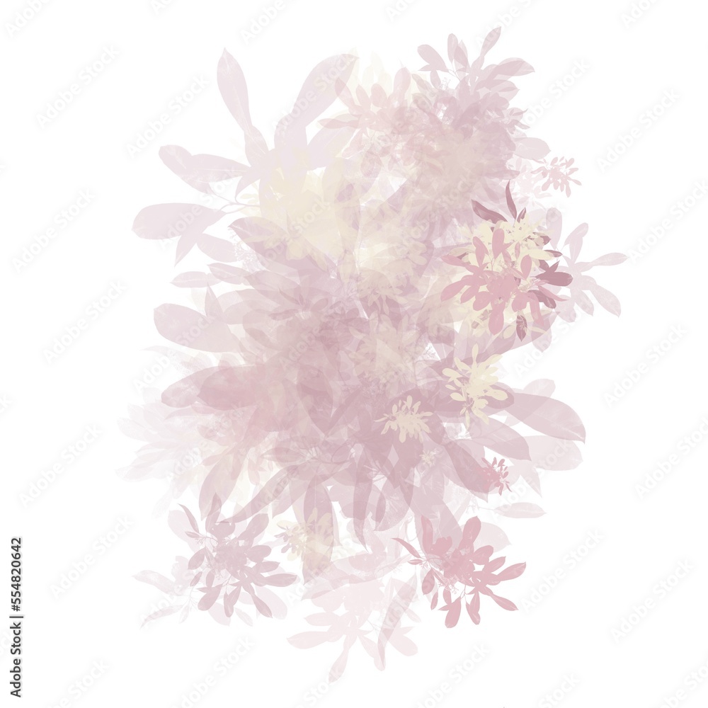 Naklejka premium Pink Texture Background Hand Drawn Illustration 