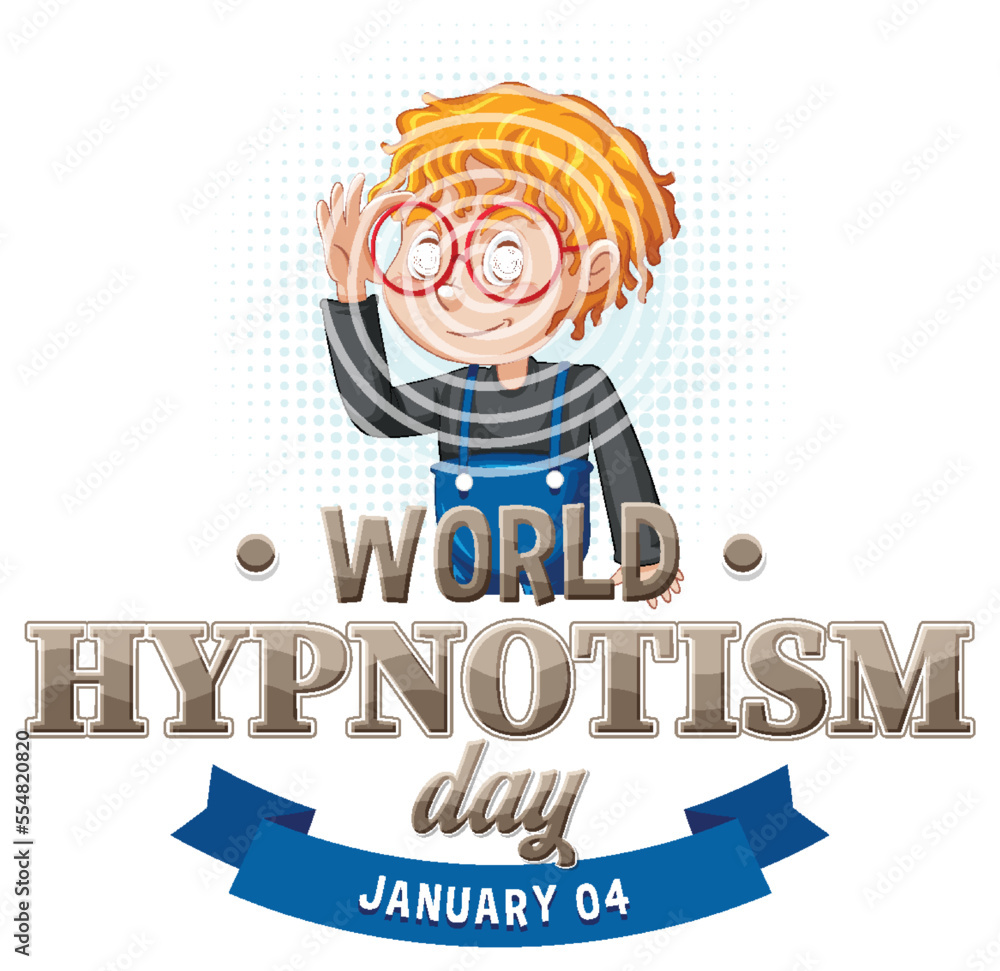 World hypnotism day banner design World hypnotism day banner design