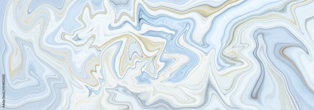 Marble rock texture blue ink pattern liquid swirl paint white dark that is Illustration panorama background for do ceramic counter tile silver gray that is abstract waves skin wall luxurious art ideas