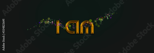 Konstfotografi I AM scripture bible YHWH gold