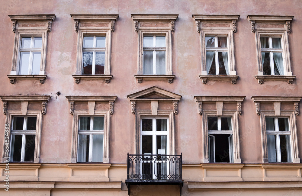 Tenement house windows pre-war urban architecture Tenement house windows pre-war urban architecture