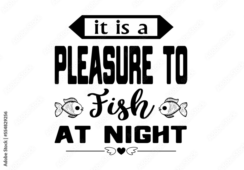 Obraz premium Fishing T-Shirt Vector Design