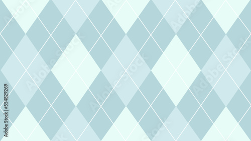 turquoise or light blue seamless geometric pattern argyle with stripes