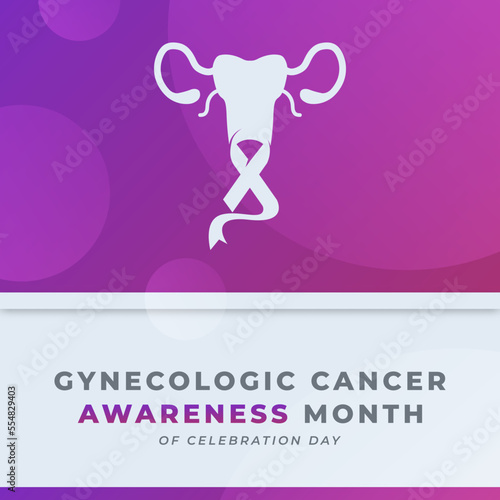 Happy Gynecologic Cancer Awareness Month Celebration Vector Design Illustration for Background, Poster, Banner, Advertising, Greeting Card