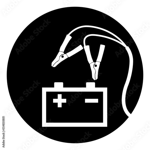 Battery Charging Area Symbol Sign, Vector Illustration, Isolated On White Background Label .EPS10
