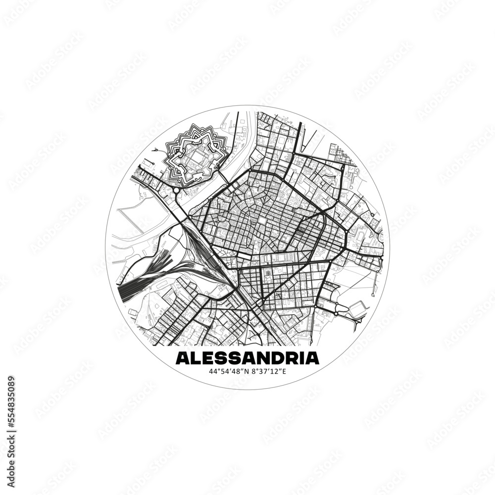 Mappa Alessandria