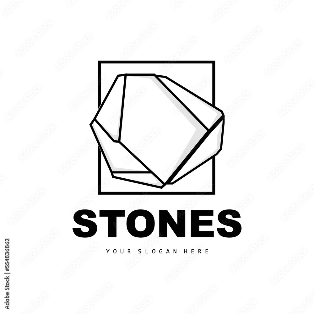 Stone Logo, Vector Stone Modern With Geometry Line Style, Design For Aesthetic Decoration, Brand Modern Product, Simple Icon Abstract Aesthetic Geometry Line Stone Logo, Vector Stone Modern With Geometry Line Style, Design For Aesthetic Decoration, Brand Modern Product, Simple Icon Abstract Aesthetic Geometry Line