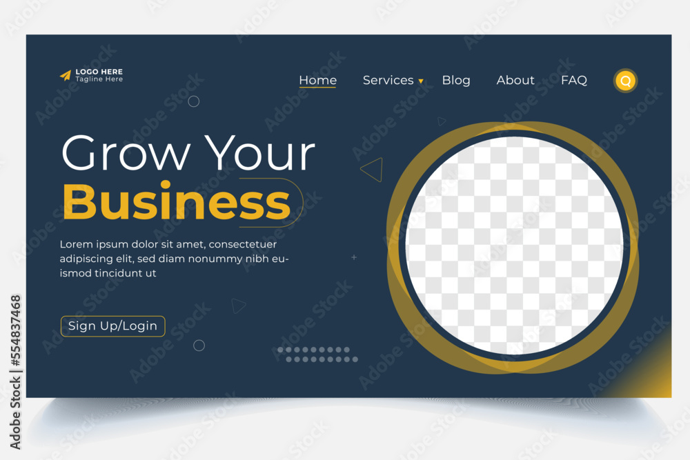 Business Landing Page Template Design Business Landing Page Template Design
