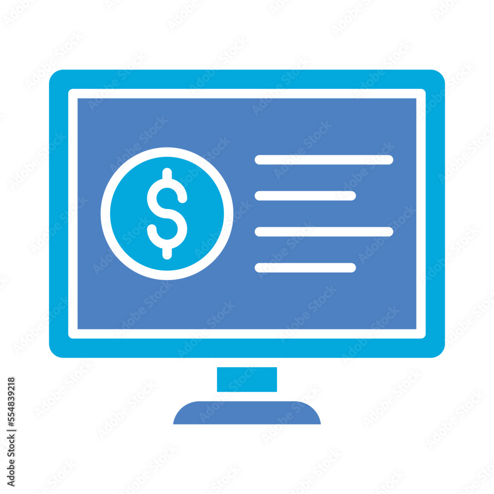 Online Business Icon Online Business Icon