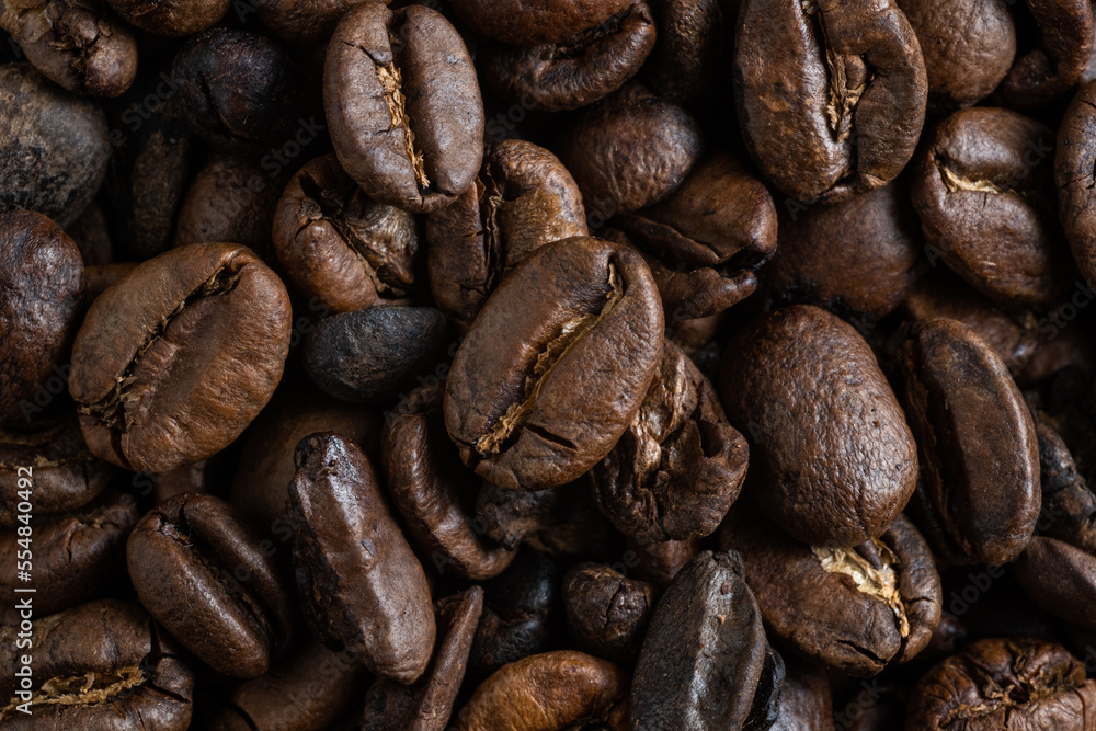 Coffee beans closeup wallpaper Coffee beans closeup wallpaper