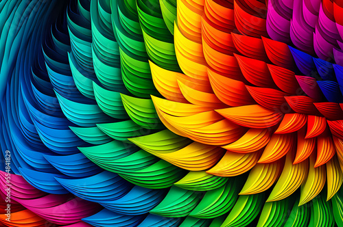 Seamless Abstract Colorful Design, texture, curvy and artistic Illustration pattern