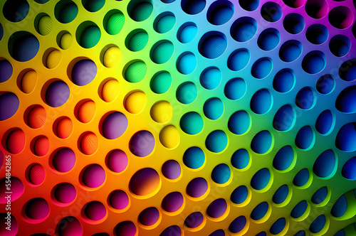 Wallpaper Mural Seamless Abstract Colorful Design, texture, curvy and artistic Illustration pattern Torontodigital.ca