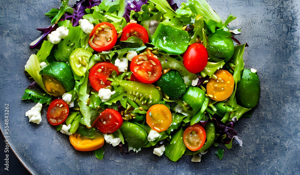 salada, alimento, saudável, fresco, salada, alimento, saudável, fresco,