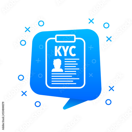 KYC - know your customer Document, verifying the identity