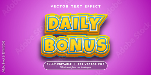 Text effects 3d daily bonus, editable text style