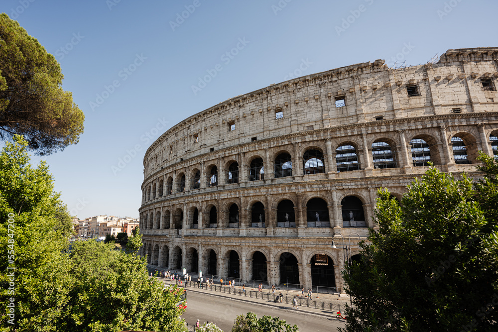 Rome Colosseum is one of the main attractions of Italy.