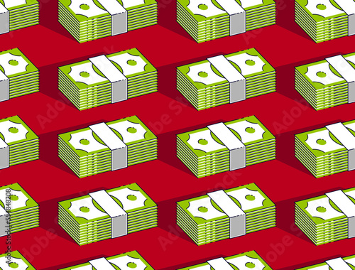 Money cash seamless backgro...