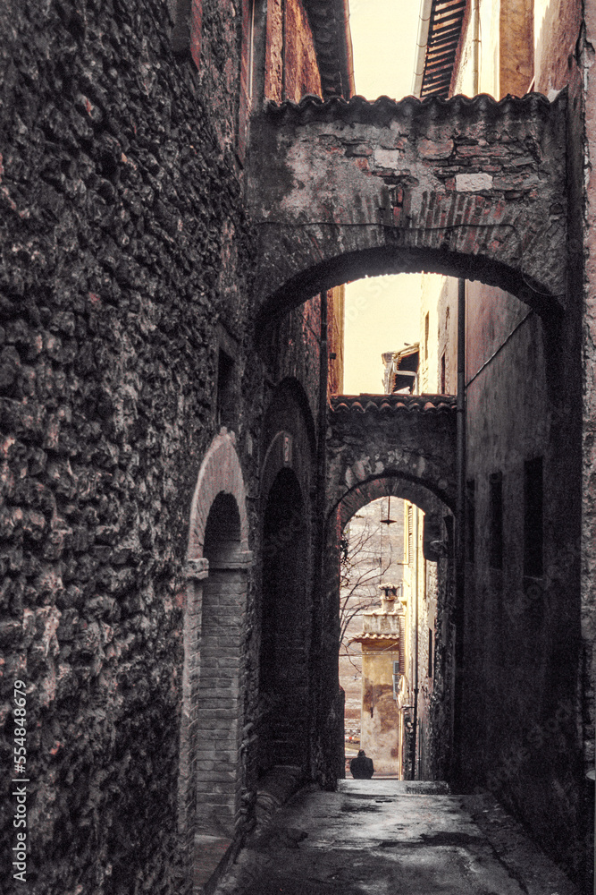 Alley of Spoleto, Umbria