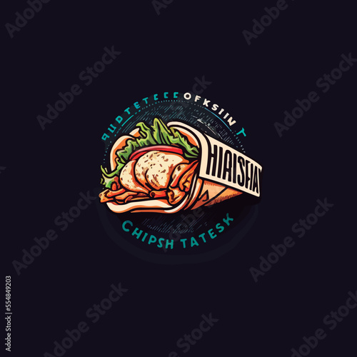 appetizing fast food vector illustration isolated on dark background