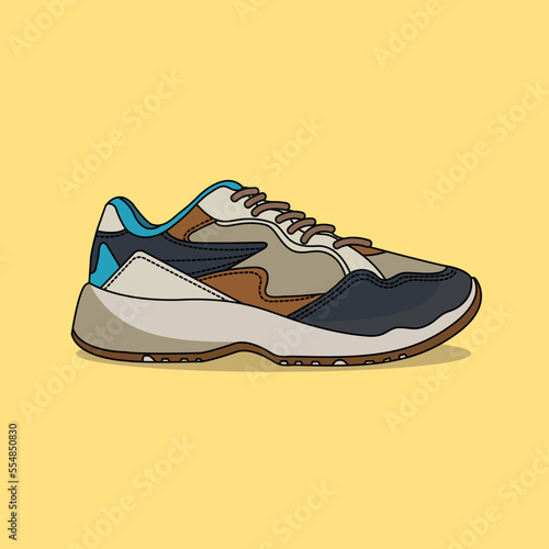 shoes vector colorfull illustration