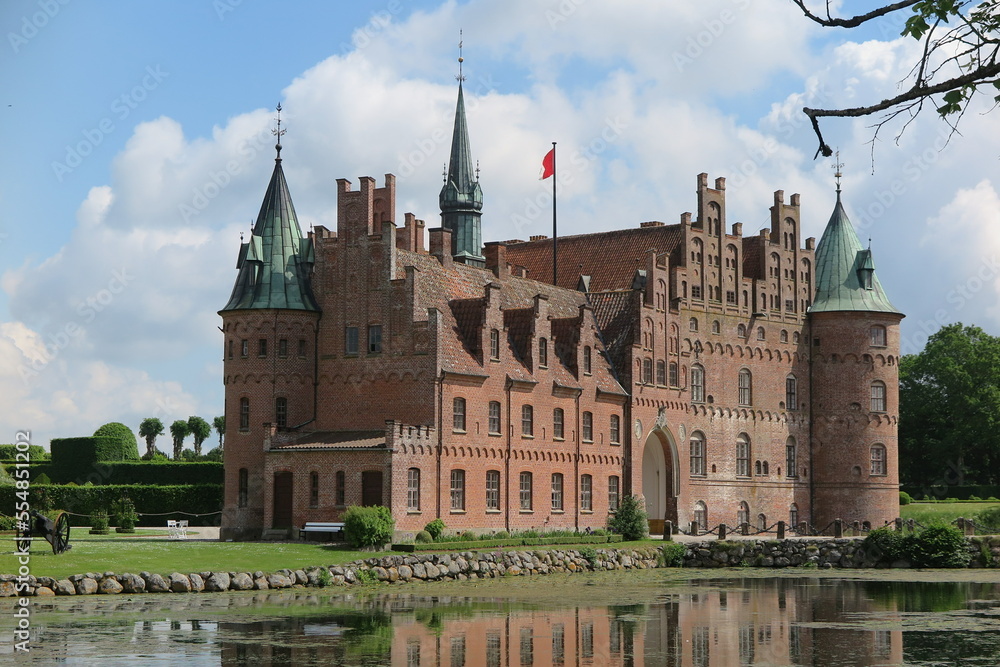 Fototapeta premium Schloss Egeskov, Fünen, Dänemark