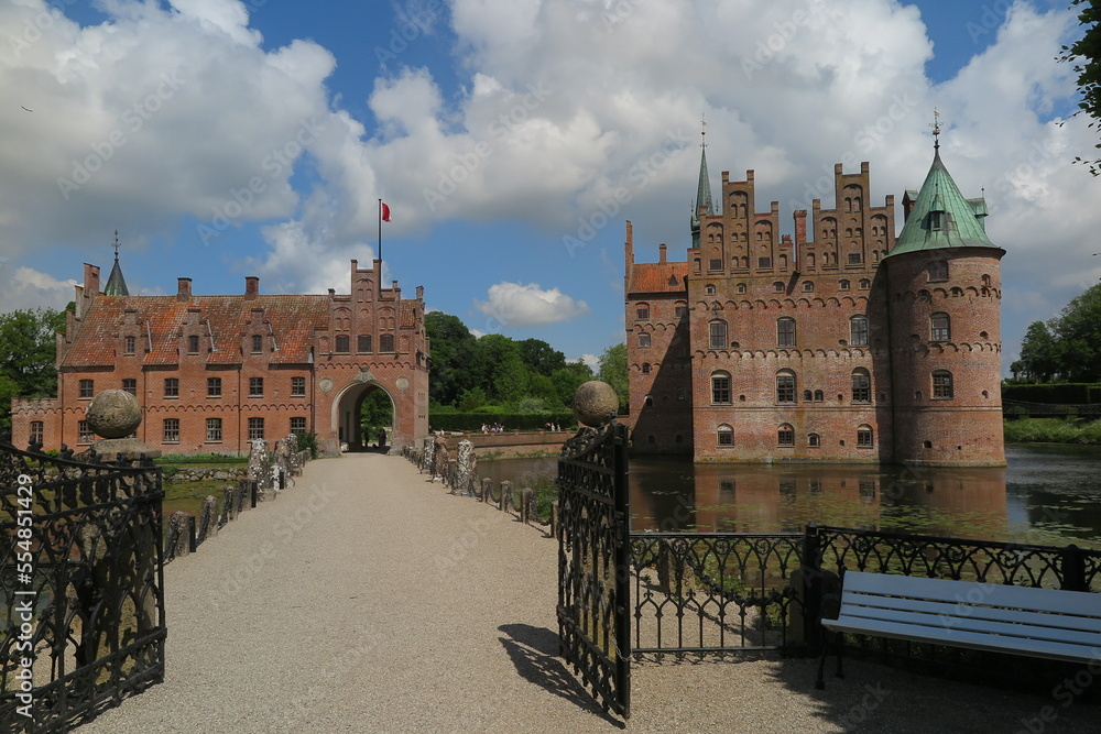 Fototapeta premium Schloss Egeskov, Fünen, Dänemark