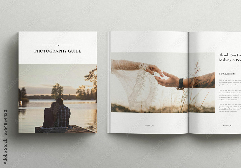 Magazine Guidelines Template Stock Template Adobe Stock
