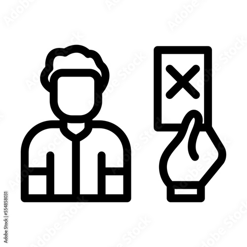 Disqualified Icon Design