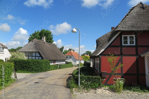 
reetbedecktes Haus in Troense, Insel Tåsinge, Dänemark
