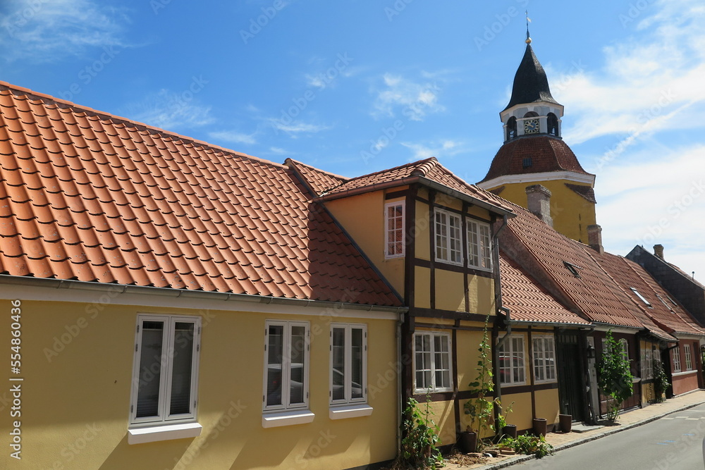 Obraz premium Kirche von Fåborg, Insel Fünen, Dänemark