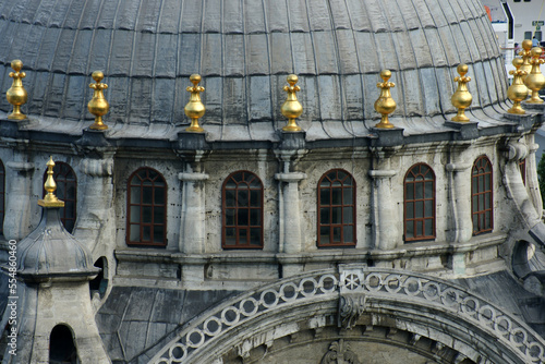 Located in Istanbul, Turkey, Nusretiye Mosque was built in 1826. photo
