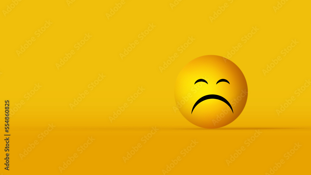 bright yellow smiley in the form of a ball on a yellow background bright yellow smiley in the form of a ball on a yellow background