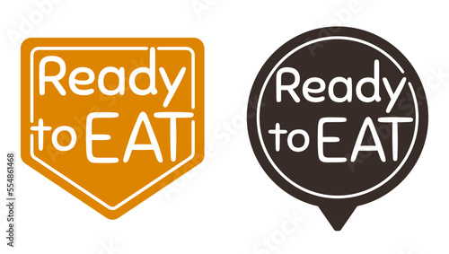 Ready-to-Eat - decorative sticker for food