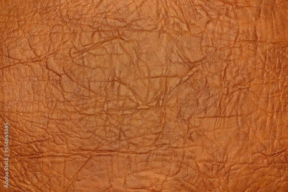 Old leatherette texture and background in brown color. Leatherette pattern texture as background and design element. Leather background for design development