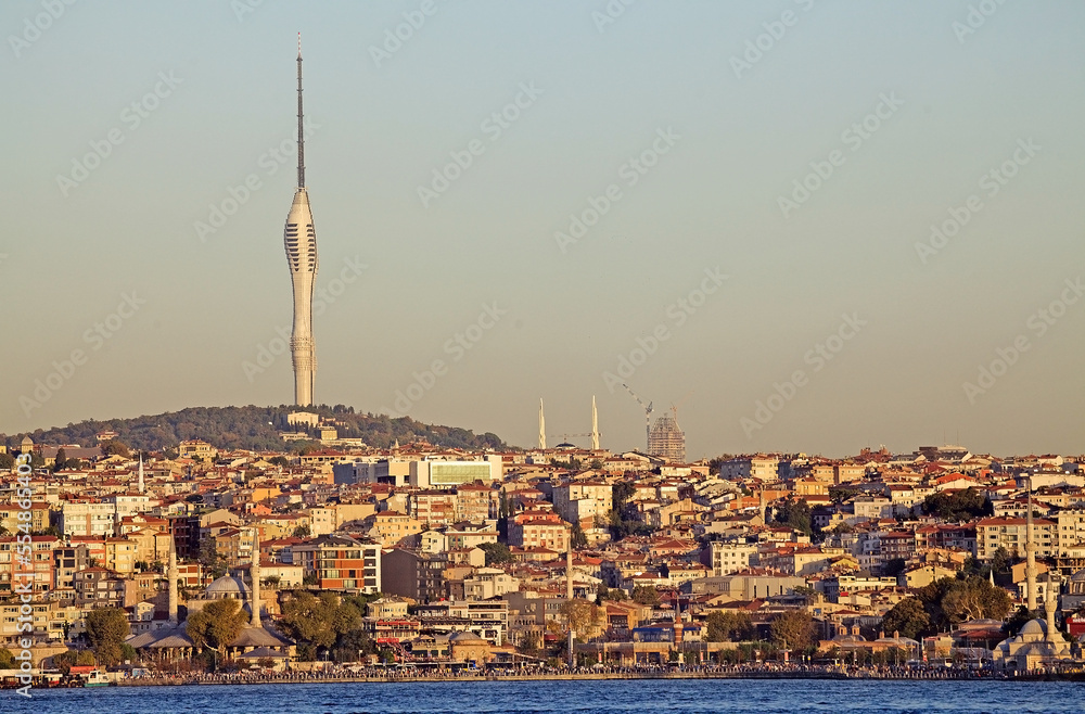 Camica TV Radio Tower in Istambul, Turkey