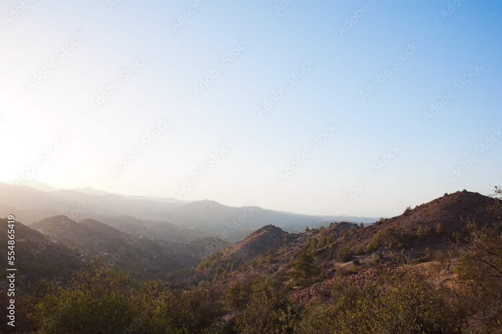 mountains on the island of cyprus
