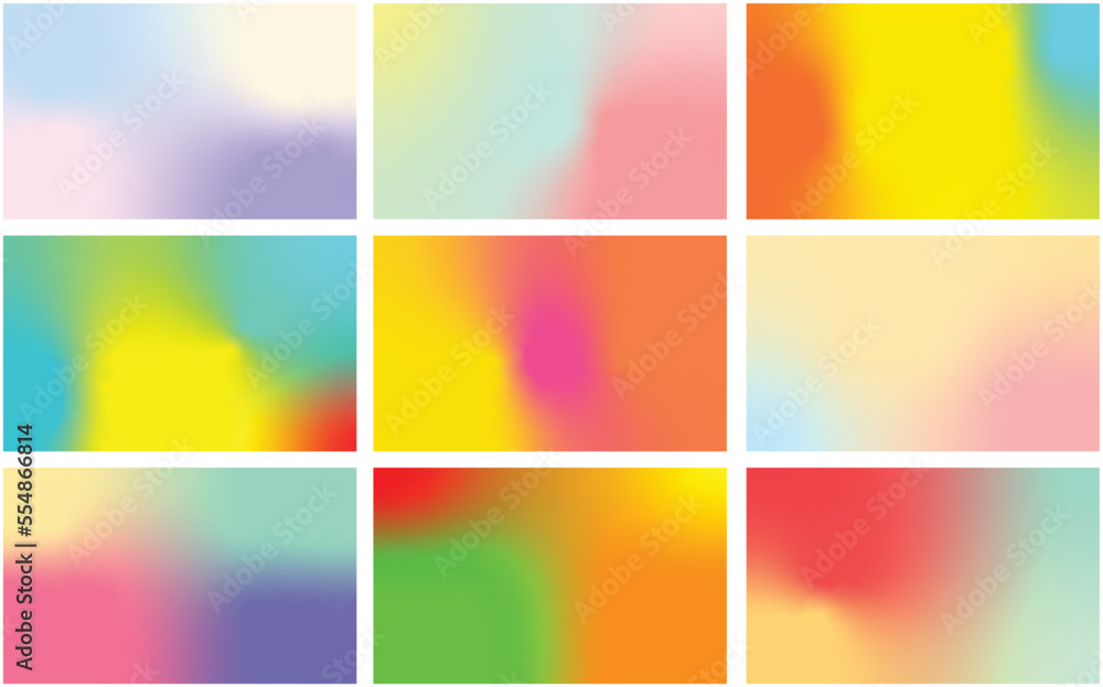 abstract rainbow background gradient collection