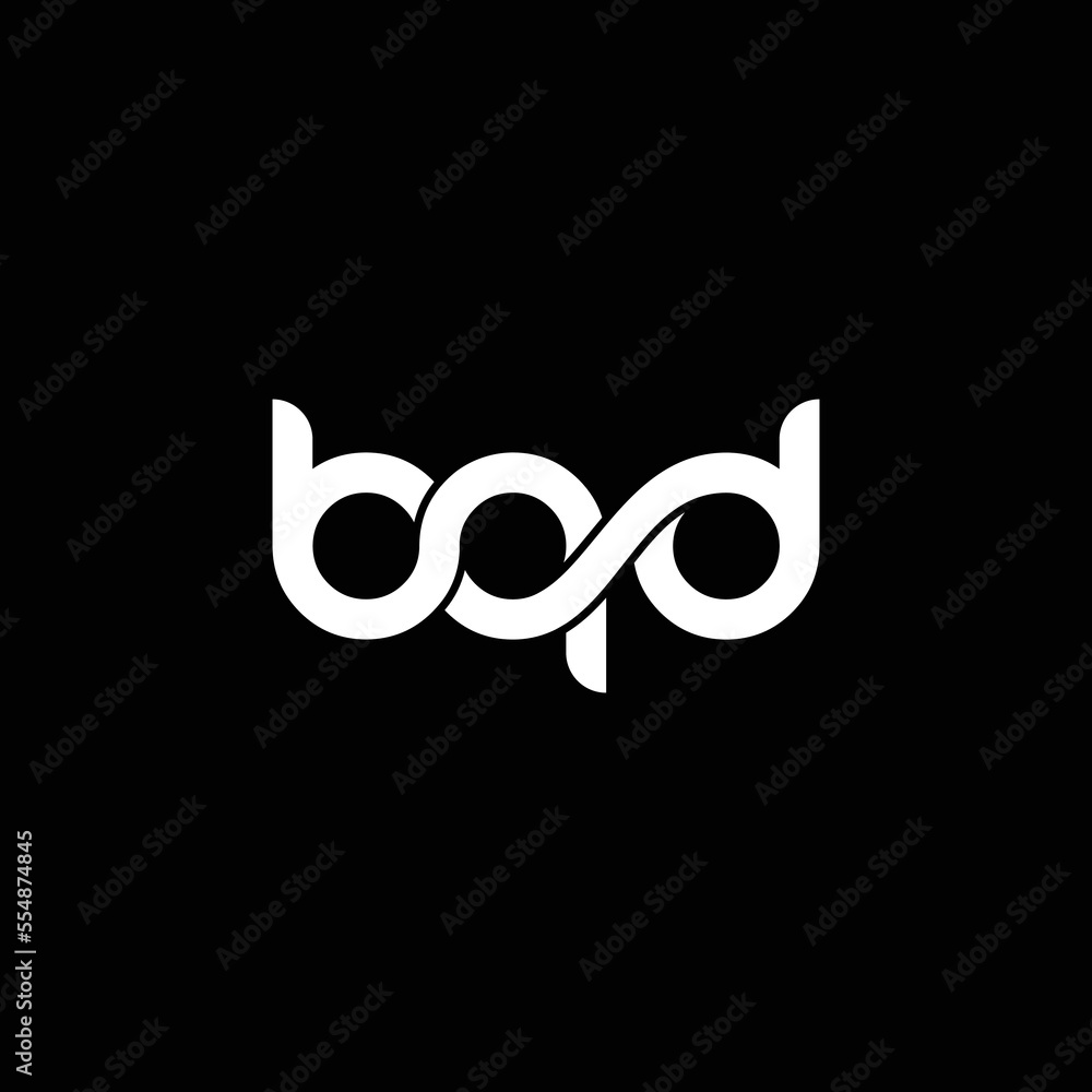 Obraz premium BQD letter mark link vector logo design