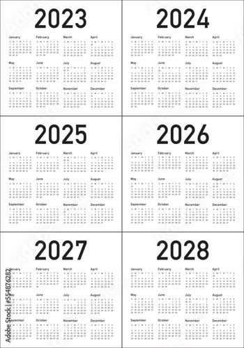 Close up of first day of the year 2023 on diary calendar, simple and clean design vector. 
