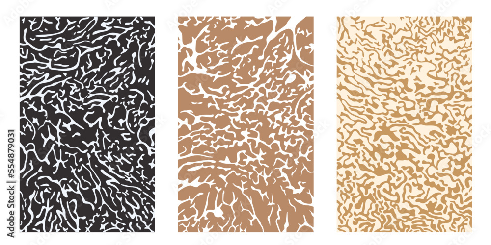 Black truffles texture for pattern, Vector eps 10. perfect for wallpaper or design elements - obrazy, fototapety, plakaty 