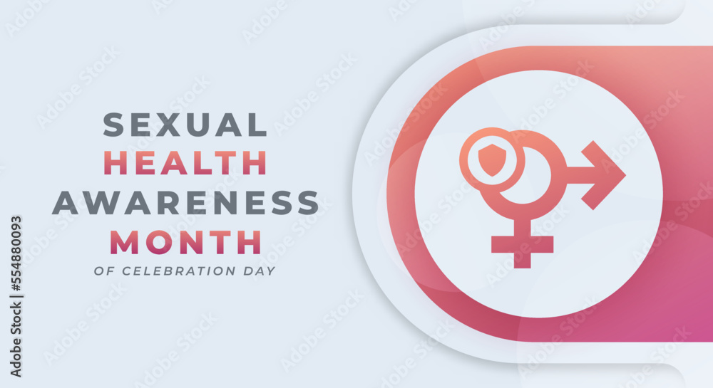 Happy Sexual Health Awareness Month Celebration Vector Design Illustration for Background, Poster, Banner, Advertising, Greeting Card Happy Sexual Health Awareness Month Celebration Vector Design Illustration for Background, Poster, Banner, Advertising, Greeting Card