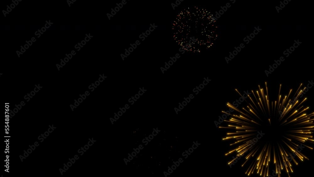 exploding golden firework night overlay burst animation exploding golden firework night overlay burst animation