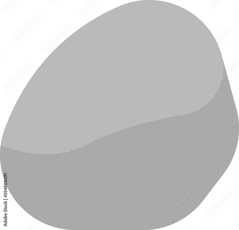 Stone flat icon Architectural and landscape decor element Stone flat icon Architectural and landscape decor element