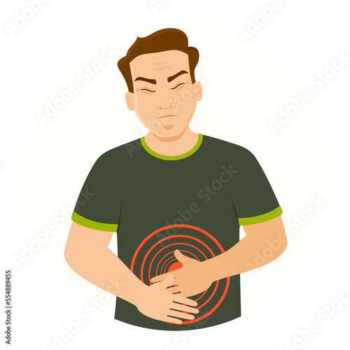 Man with stomach pain. Colon pain. Diverticulitis. Diverticulosis. Bowel pain. Man with appendicitis. Pancreatitis. Colitis.