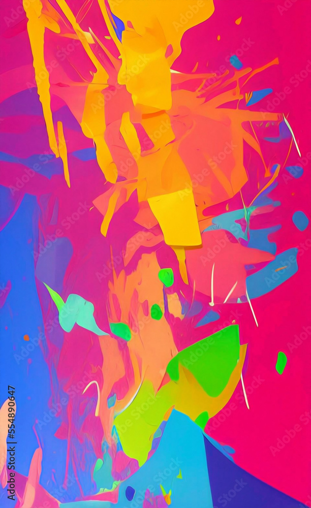 multicolored abstract background, generative ai illustration,  (these depiction is fictitious and generated)	